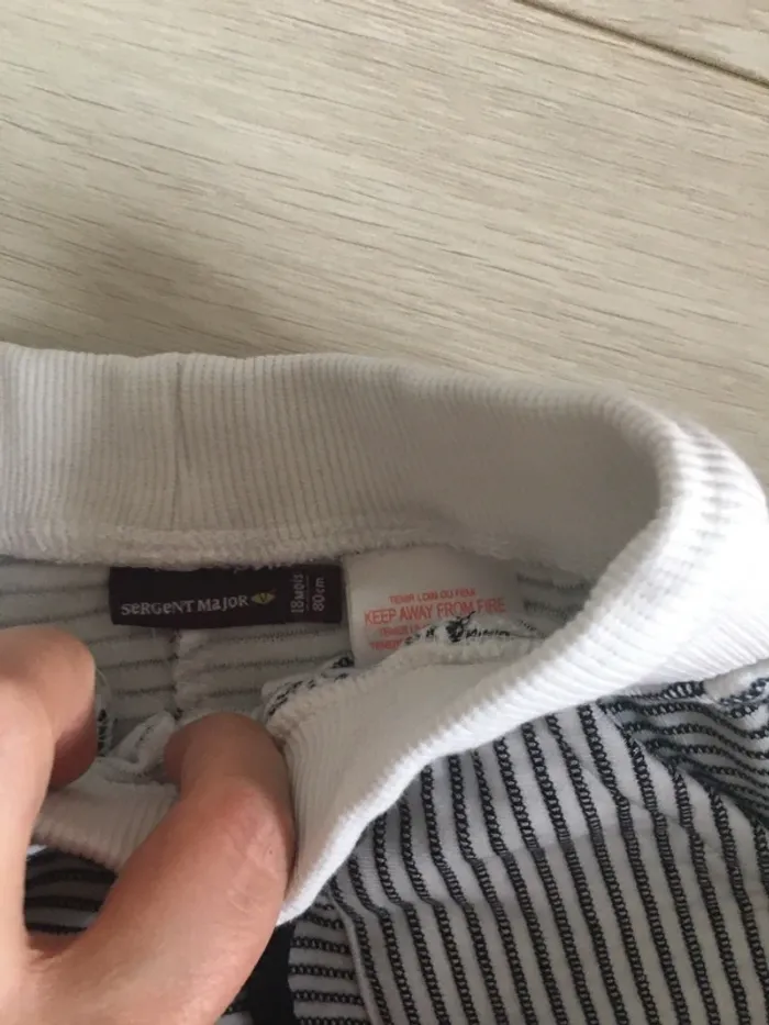 Ensemble short chemisette 18 mois sergent major - photo numéro 3