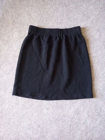 Jupe noire coton elasthan T36/38