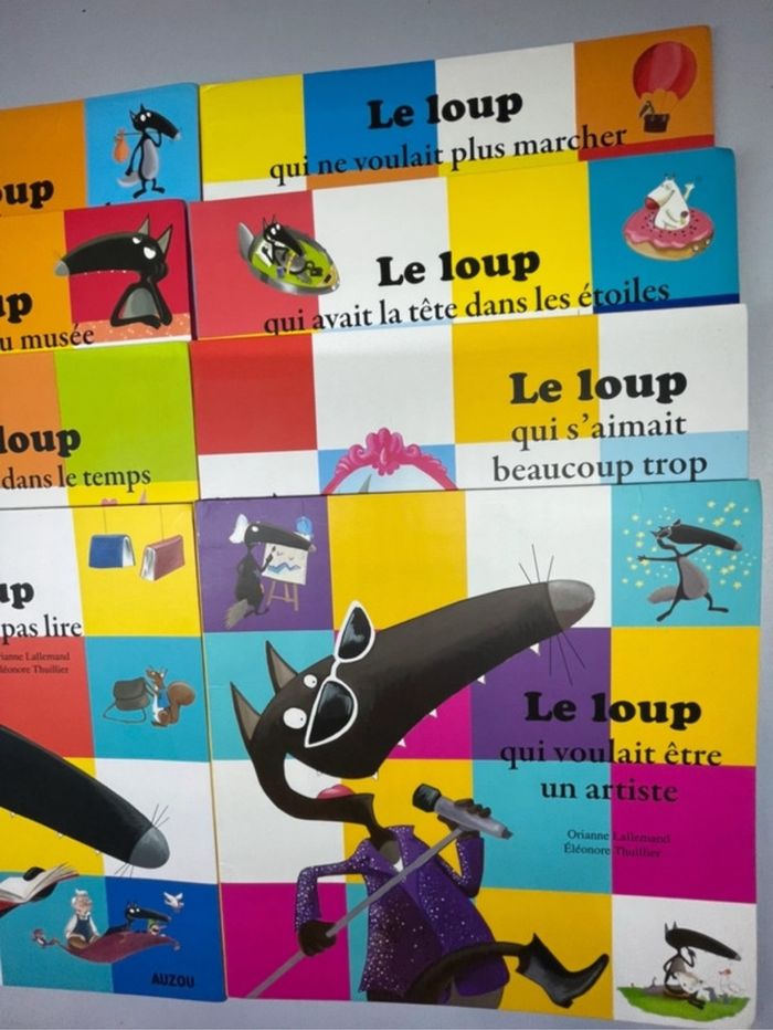 Lot 8 livres le loup Auzou qui 🐺 - photo numéro 4