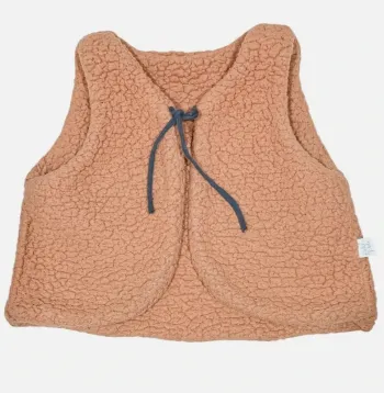 Petit Pote Veste sans manche 4 ans en sherpa