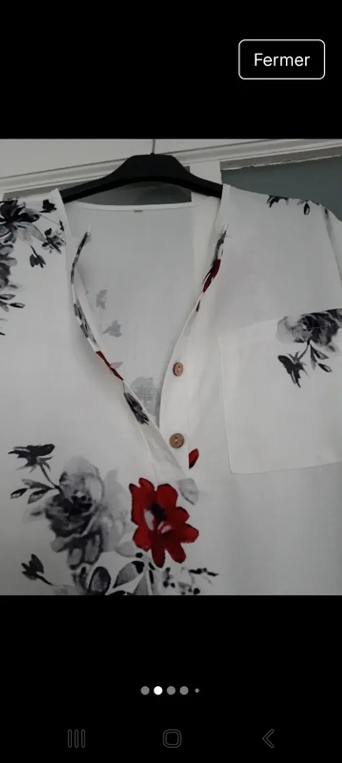 Blouse blanche M - photo numéro 4