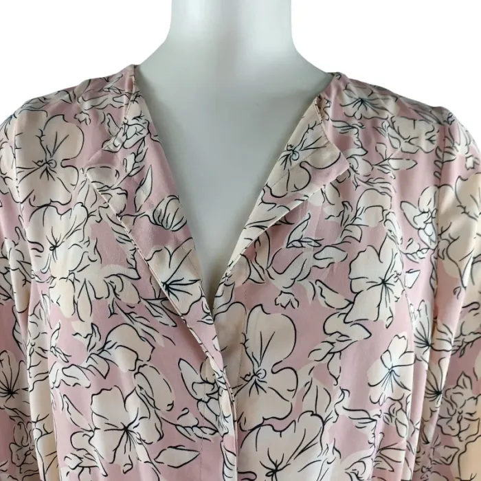 Robe fluide fleurie - Vila - Taille 36  A1116 - photo numéro 6