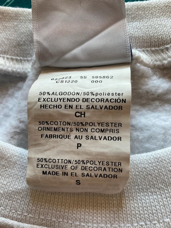 Sweat universitaire à col rond blanc pour homme Champion SUU taille S 252 - photo numéro 12