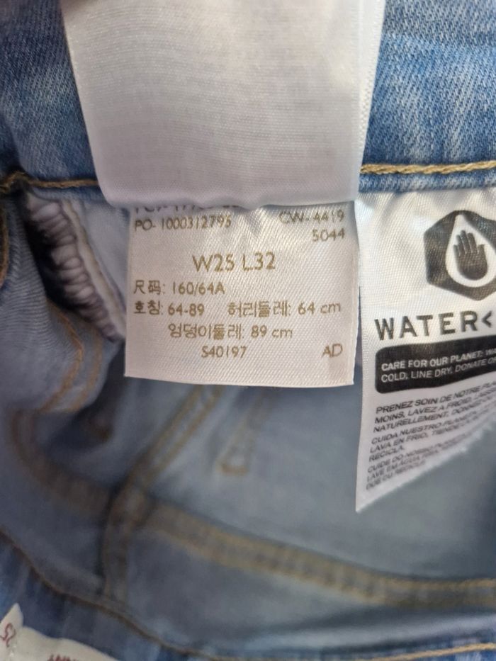 Jeans femme Levi's Strauss  710 , super skinny  , taille 34  , bleu - photo numéro 10