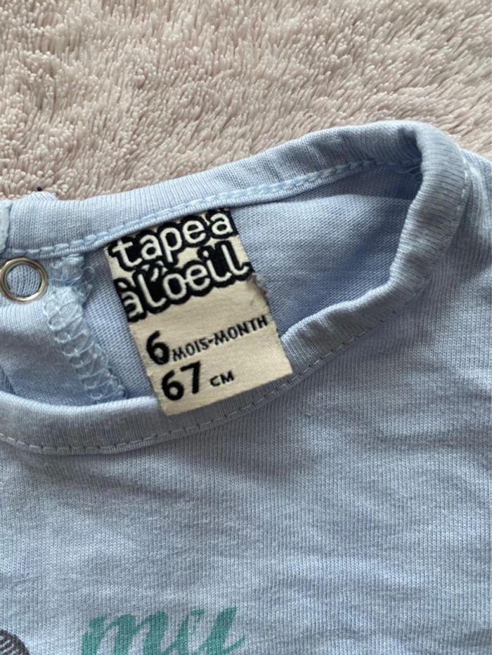 Lot 6 T-shirts manches longues - Disney, Orchestra, Catimini et autres - 6 mois - TBE - photo numéro 15