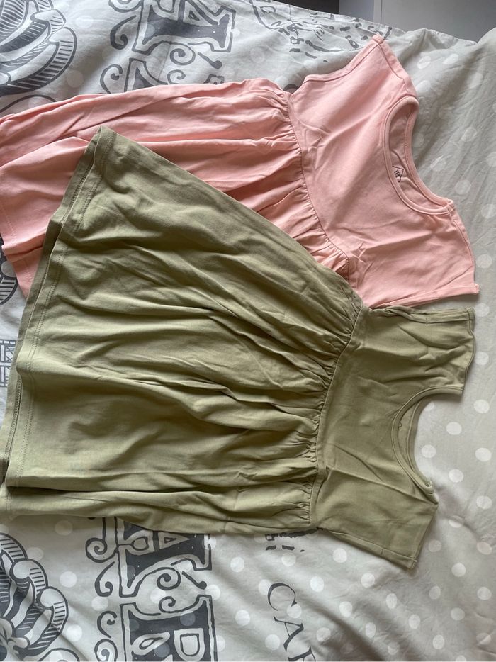 Lot de 2 robes manches courtes