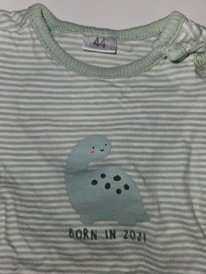 T-shirt bébé prématuré - "Born in 2021" - photo numéro 3