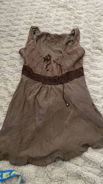 Haut marron Tou go up taille 38