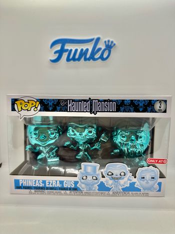 Funko Pop Haunted Mansion Phineas Ezra Gus 2 pack
