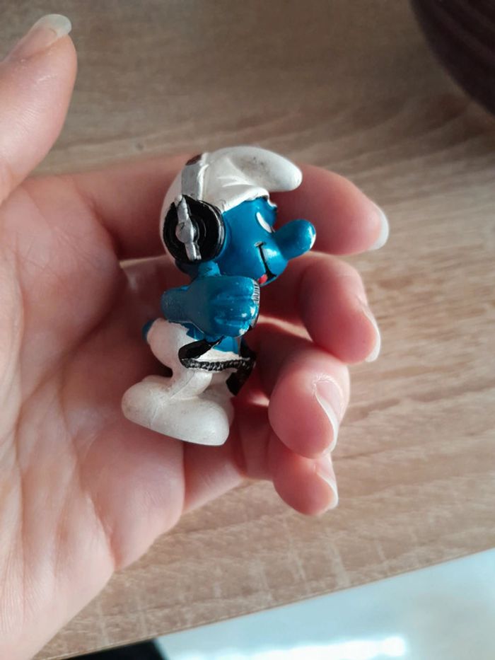 Magnifique schtroumpf ancien CB/reporter - photo numéro 5