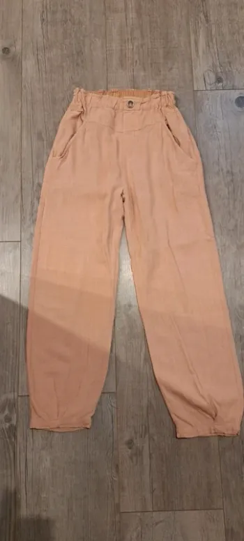 Pantalon fluide lin 8 ans