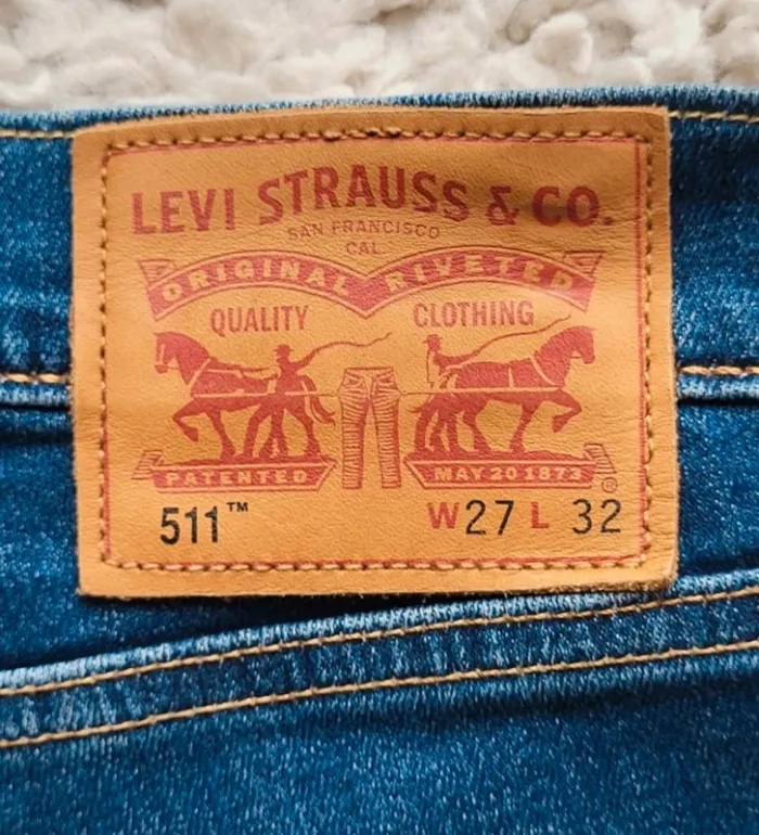 Jean Levi's 511 W27 L32 bleu - photo numéro 8