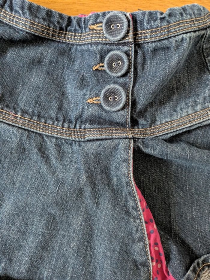 Jupe 6 ans fille broderie fleur kenzo hiver ou été - photo numéro 2