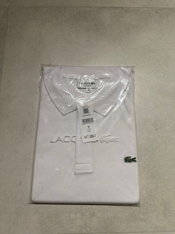 Polo Lacoste Blanc 