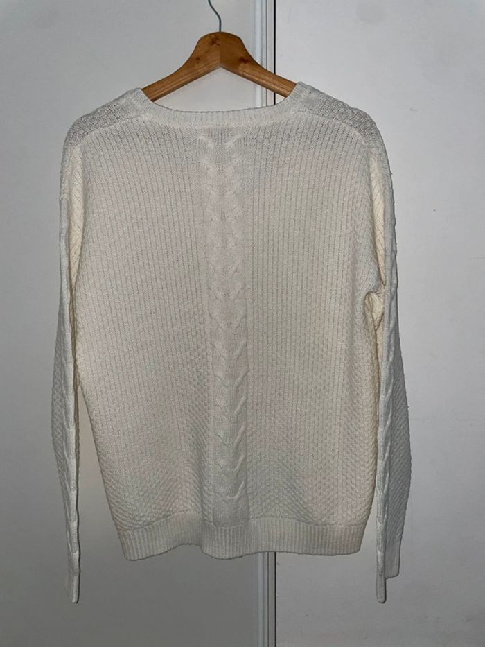 Pull crème - photo numéro 4