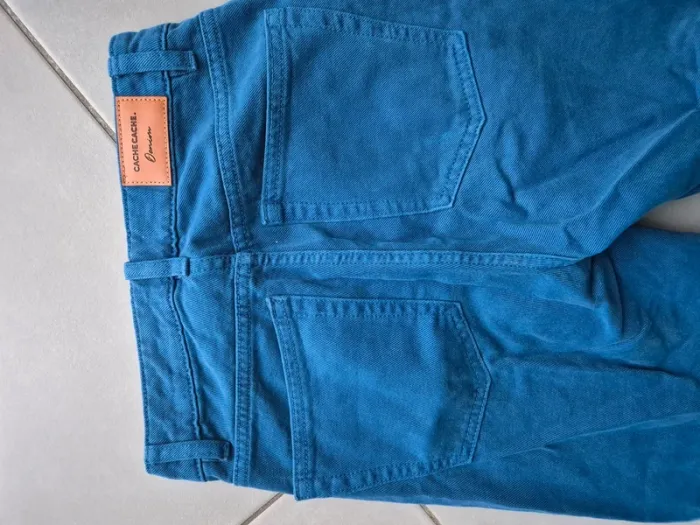 Pantalon bleu cache cache 34 - photo numéro 4