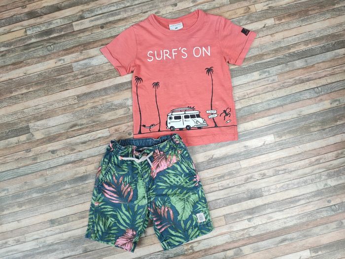 Ensemble été garçon 3/4 ans tee-shirt short