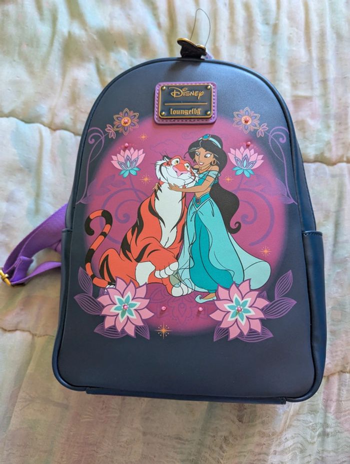 Sac Loungefly Jasmine & Rajah – Neuf, superbe modèle Disney