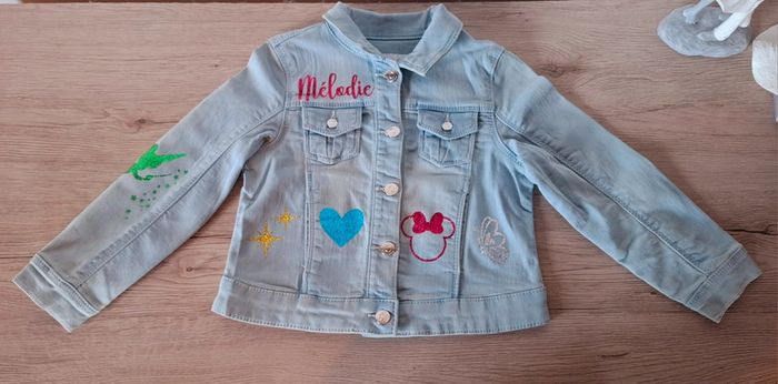 Veste en jeans disney - photo numéro 3