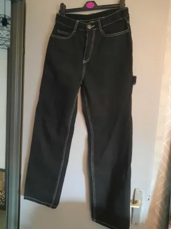 Jean cargo noir xs