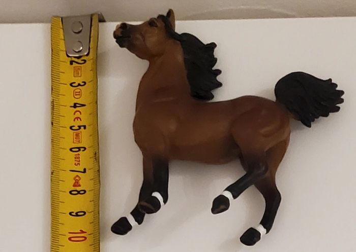 Arabian Animaux Figurine d'un cheval étalon Brun Très bon état - photo numéro 7