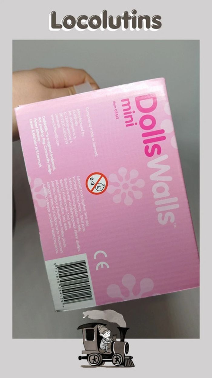 🚂 murs de maison de poupée - photo numéro 4