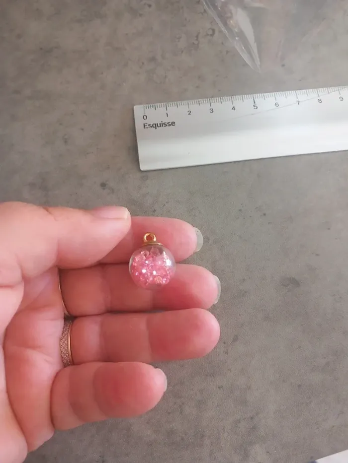 Pendentif en verre - photo numéro 3