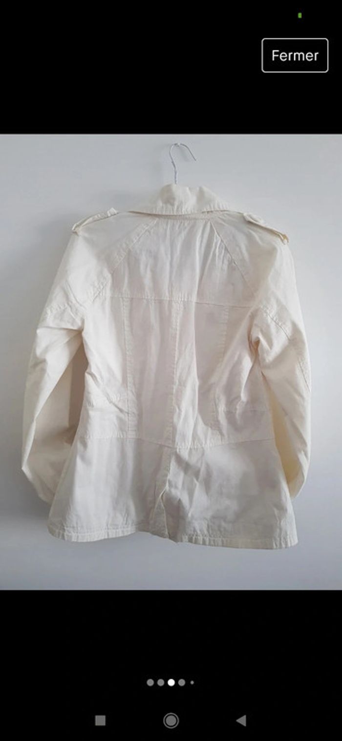 Veste mi saison blanche neuve - photo numéro 3