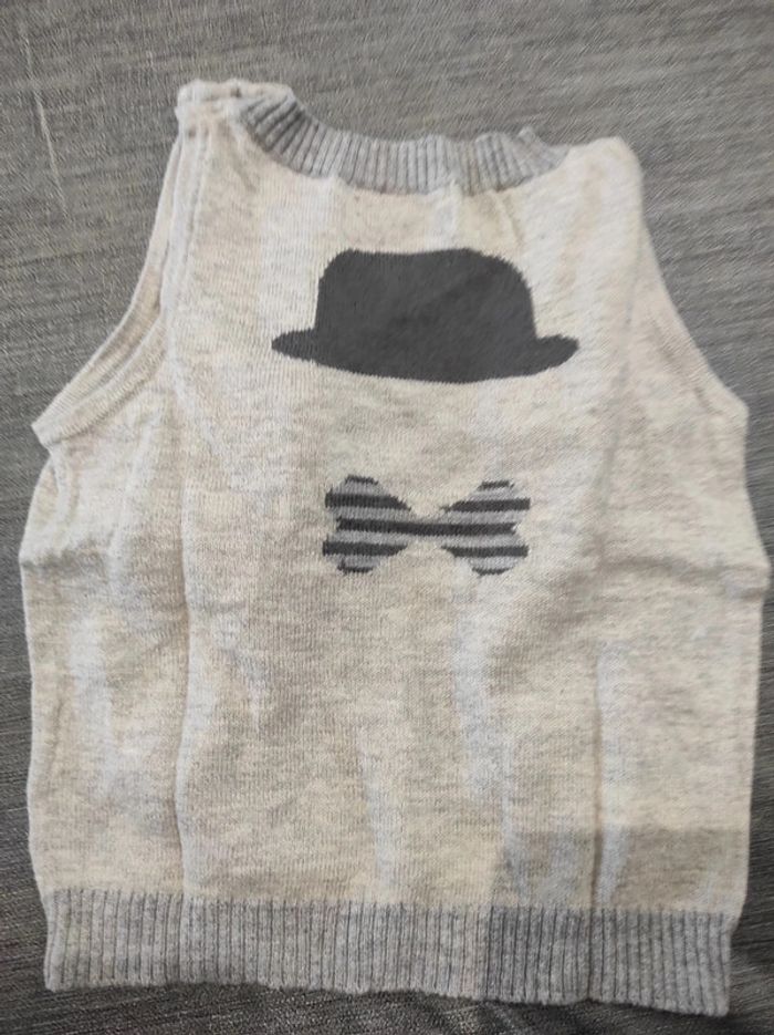 Pull sans manches Vertbaudet 6 mois 67 cm - photo numéro 4