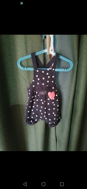 Salopette short