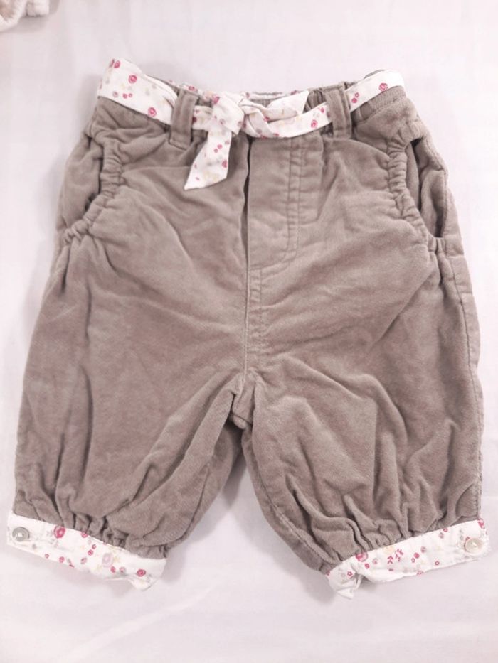 Lot de 4 pantalons fille, 6 mois, plusieurs marques - photo numéro 11