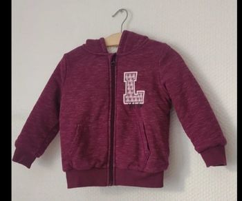 Veste à capuche doublée fourrure