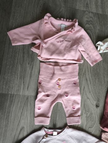 Ensemble gilet pantalon fille 0mois