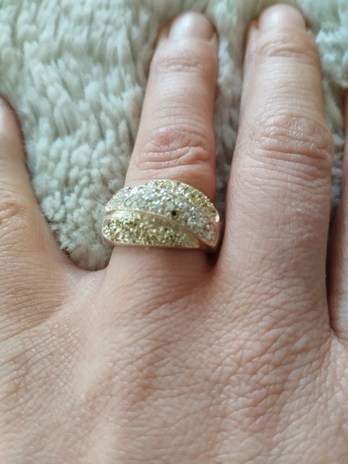 Sublime bague en argent vintage taille 54 - photo numéro 8