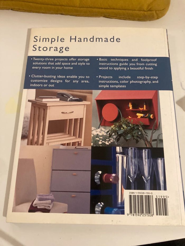Livre “Simple Handmade Storage” - 23 projets de rangement DIY - photo numéro 7