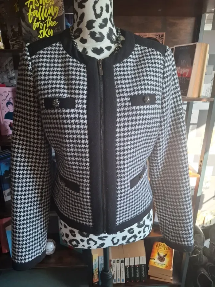 Veste Morgan  pied de poule - photo numéro 2