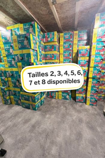 COUCHES PAMPERS & PANTS T2 À T8