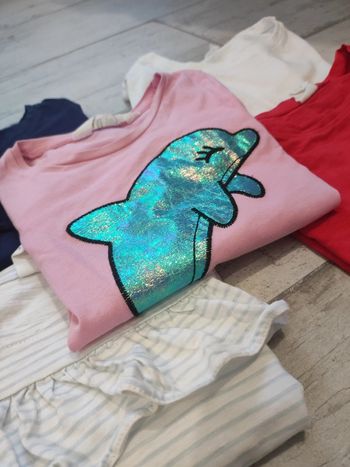 Lot de 5 t shirts h&m collection 2021 3 ans super état