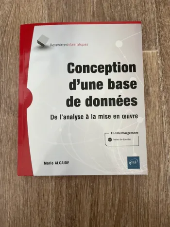 Livre d’informatique sur les bases de données