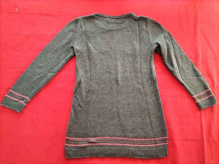 Robe pull grise manches longues 6 ans IKKS - photo numéro 2