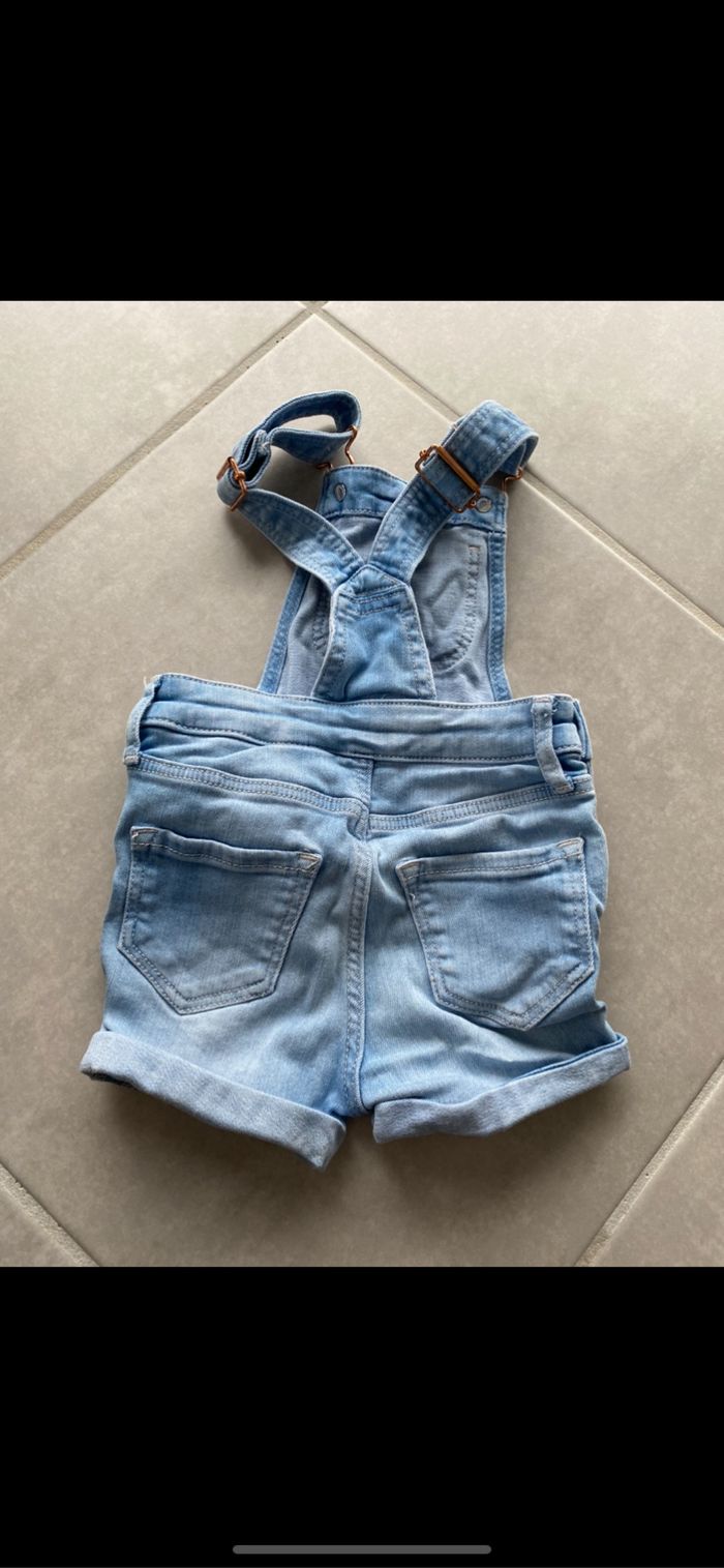 Salopette short en jean 24 mois - photo numéro 10