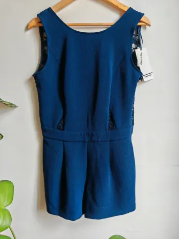 Combi short Naf Naf bleu nuit 38 M