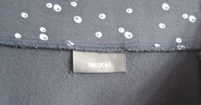 Jupe courte noire à pois blancs – Yessica – Taille S - photo numéro 3