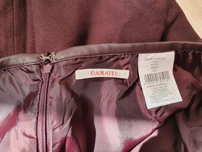 Jupe bordeaux - photo numéro 4