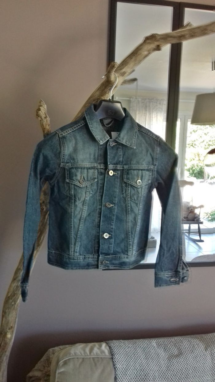 Veste en jeans 8 ans