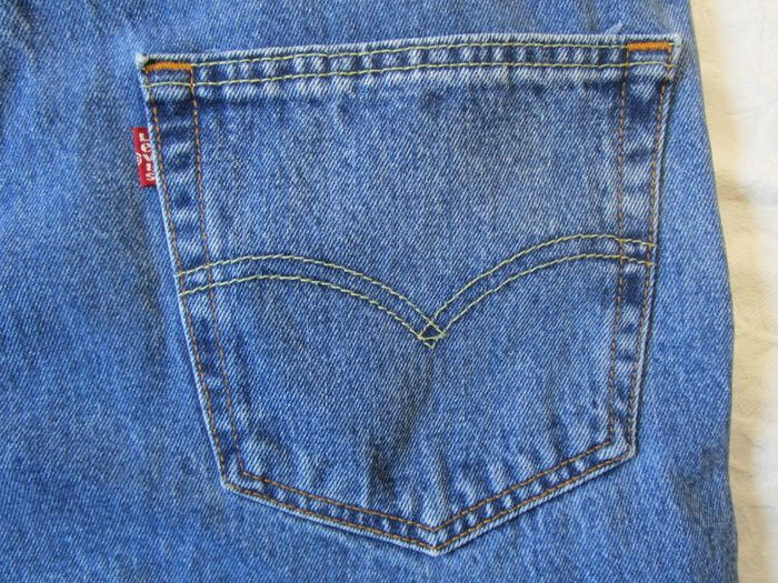 Jean homme Levi’s 550 coupe droite décontractée 100% coton taille 46 W36 L32 bleu stone (J281) - photo numéro 9