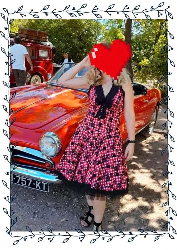 Robe vintage fleuri rétro - photo numéro 15