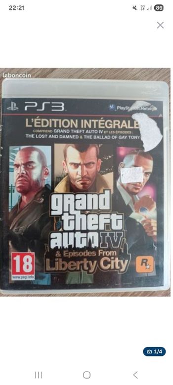 Gta 4 liberty city PlayStation 3