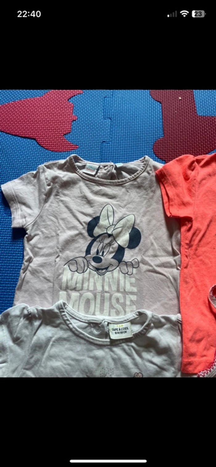 Lot tee shirt 18 mois - photo numéro 5