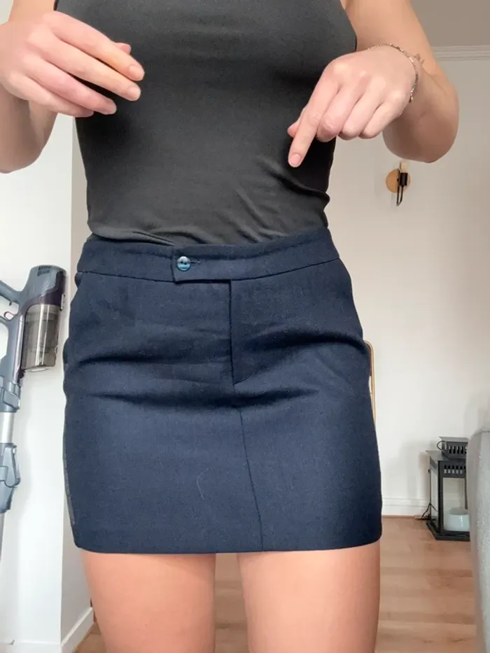Jupe bleu marine Bel Air
